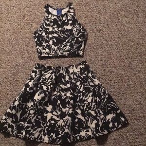 Hollister Crop Top and Skirt